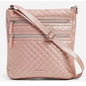 Vera Bradley Iconic Triple Zip Hipster – Rose Quartz